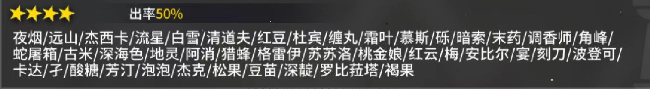 明日方舟新卡池凯尔希、斯卡蒂复刻，明日方舟新卡池角色总览