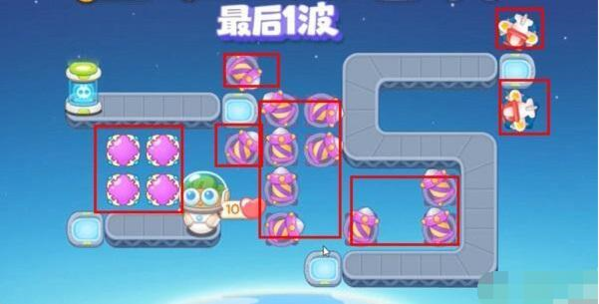 保卫萝卜4太空穿越第三十二关怎么过?通关流程攻略