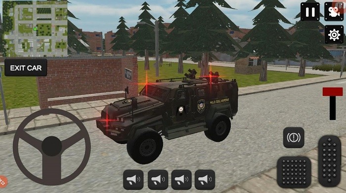 特警汽车模拟器驾驶游戏