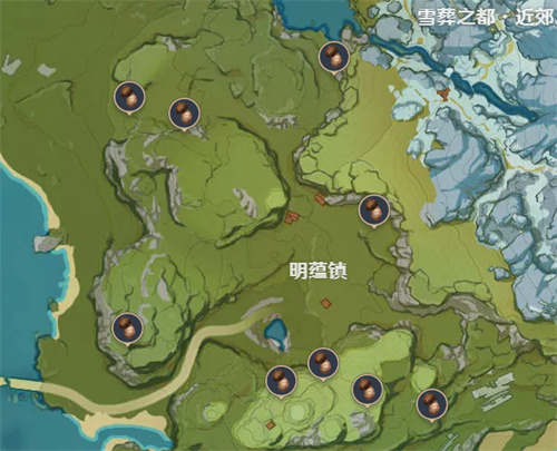 原神松茸采集点一览