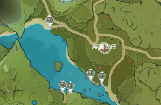 嘟嘟莲原神采集点