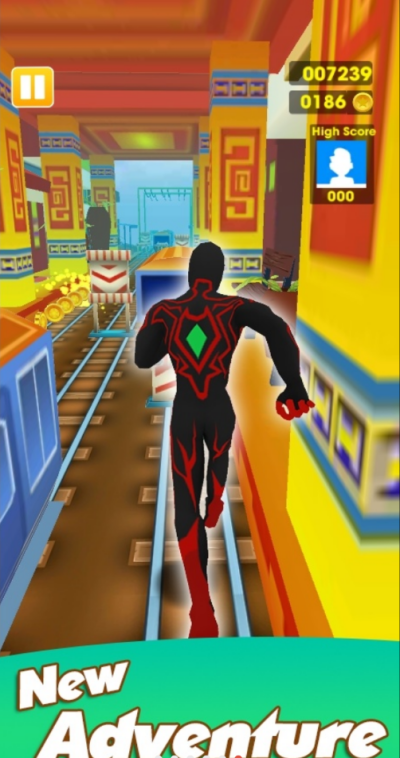 超级英雄奔跑地铁奔跑者手机版