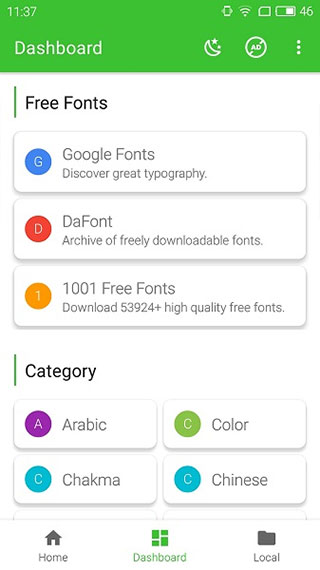 Zfont3 app