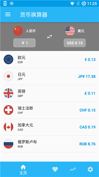 汇率换算APP