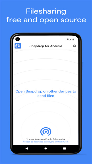 Snapdrop app