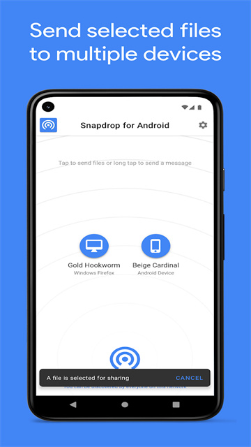 Snapdrop app
