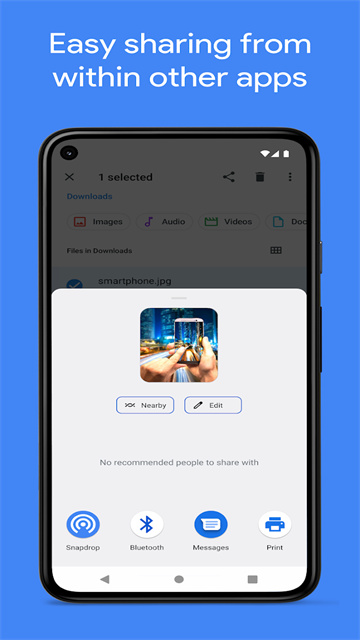 Snapdrop app