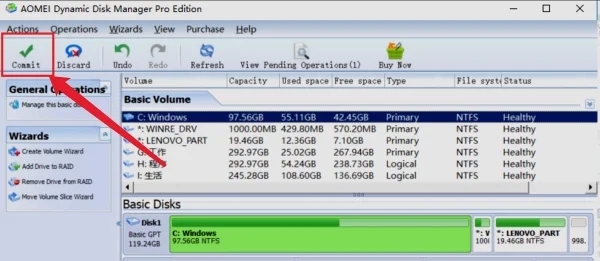 AOMEI Dynamic Disk Manager分区助手