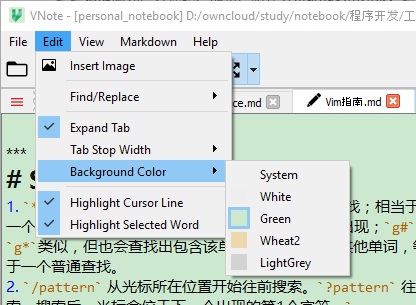 VNote思维导图