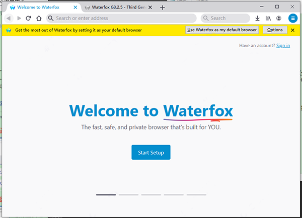 WaterFox水狐浏览器
