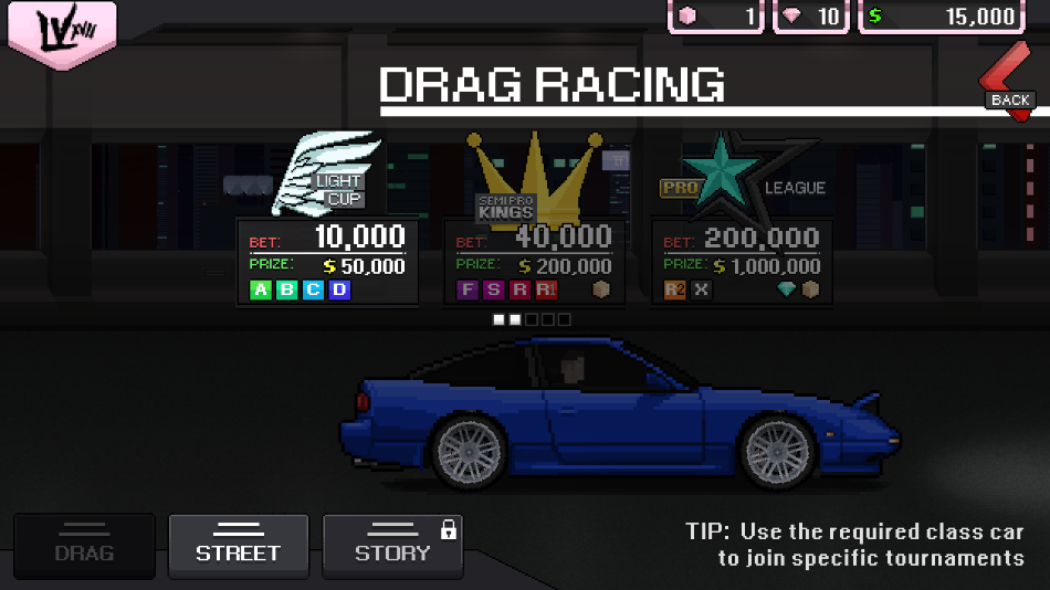像素赛车手(Pixel Car Racer XVII)