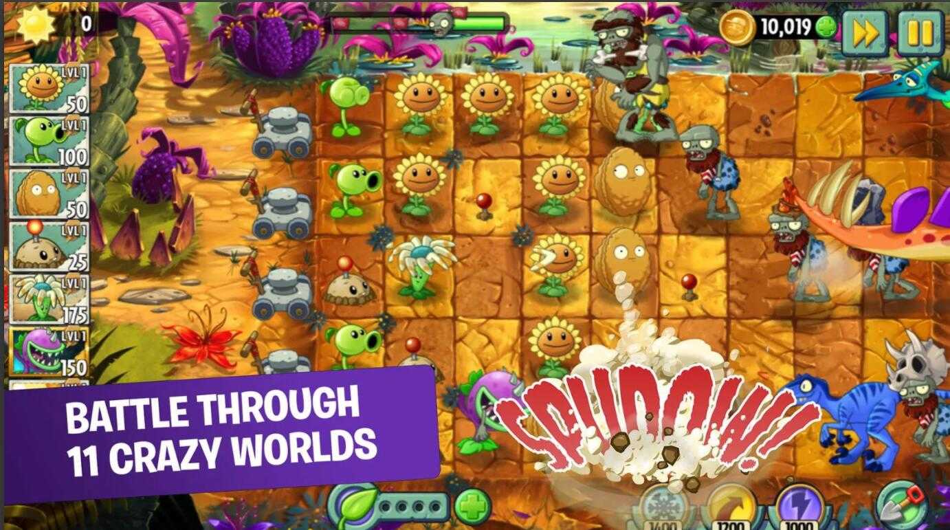 PVZ2国际版破解版(全5阶植物无限钻石)