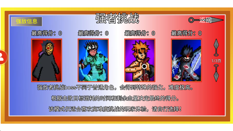 像素火影忍者全人物版